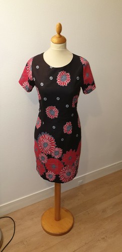Robe droite wax africain
