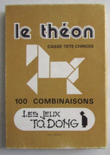 Le Théon Casse-tête chinois 100 combinaisons Les Jeux To Dong Très bon état