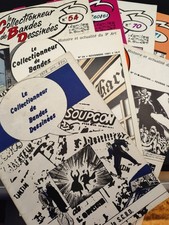 Lot 7 fanzines Collectionneur De Bandes Dessinées CBD Ouvrage D'étude BDM