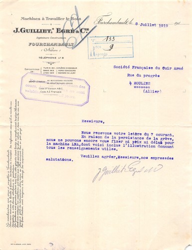1919 machines travailler - 1919,