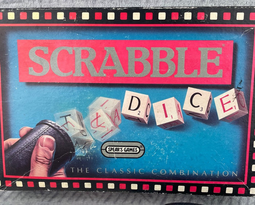Scrabble dice vintage - scrabble,