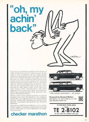 1966 1967 checker marathon - checker,