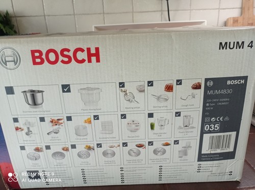 Robot pâtissier bosch - mum4,