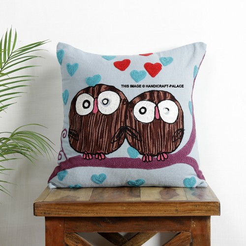 Beaux hiboux housse - beaux, coussin