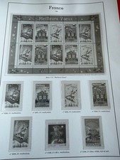 YVERT ET TELLIER : Ancien Album vide de Timbres Français 1995 à 1998. lot A