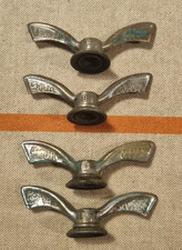 Set écrous papillon SOVA 8 et 9,5 velo ancien randonneuse Wing nuts touring bike