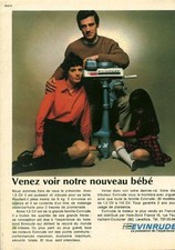 Publicité ancienne moteur évinrude 1970 issue de magazine