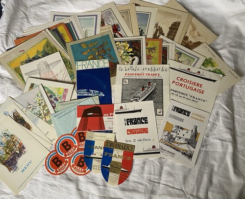 Important lot papiers - , menus