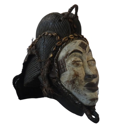 Masque africain pounou - masque,