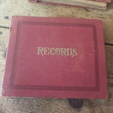 livre classeur rangement pour vynils, anciens disques records 45 tours inclus 