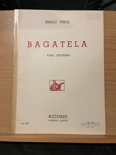 Emilio pujol bagatela pour - pujol,