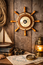 Baromètre mural ancien