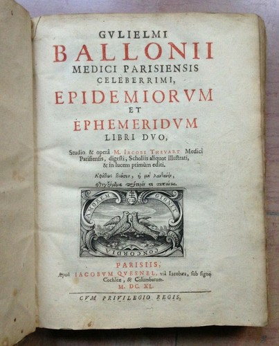 Medecine 1640 guillaume - guillaume, de