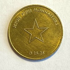 #7293 - Jeton pour monnayeur