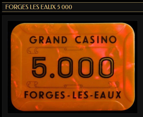 Plaque casino forges - de, les