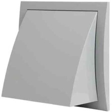 Grille de façade avec clapet