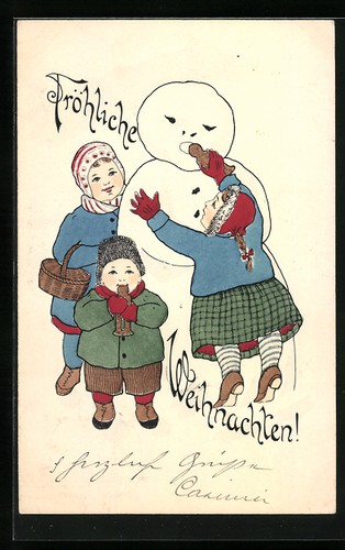 Carte postale enfants