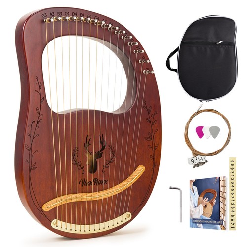 Lyre harp string mahogany - harp,, 16-string