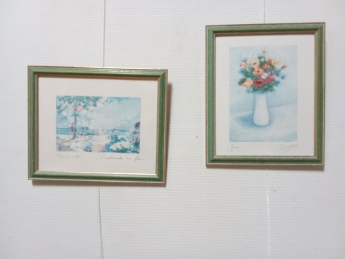 Deux aquarelles encadrées - ,