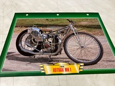 Rotrax MK1 moteur JAP 500 1950 fiche carte moto passion collection Atlas