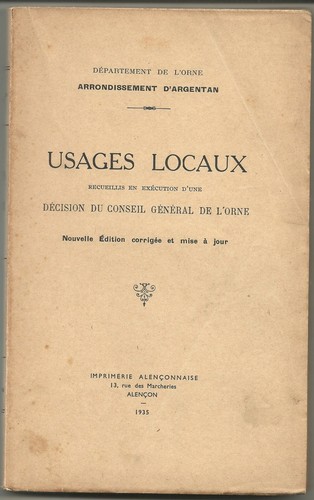 Usages locaux code - usages, locaux,