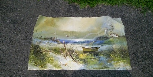 Seascape shoreline oil - seascape,
