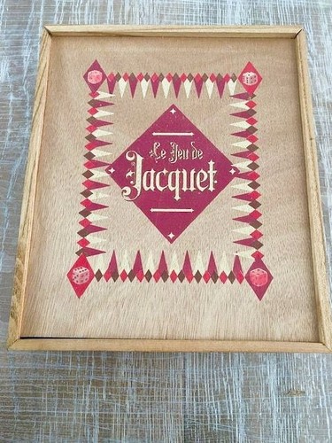 Jeu jacquet en - de,