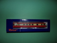 ROCO remorque d'autorail XR BD DECAUVILLE + éclairage rouge/crème 45691 NEUF (2)