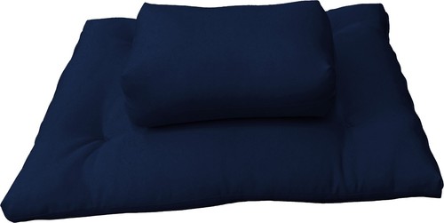 Navy zabuton zafu set - zabuton, yoga