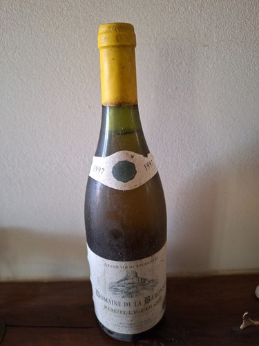 Ancienne bouteille vin blanc - ancienne,