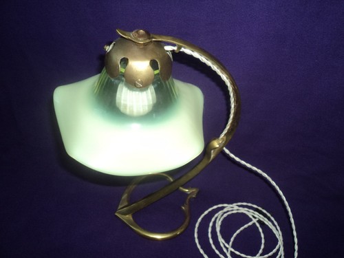 Lampe art nouveau - art,