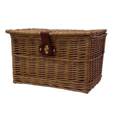 Panier En Osier Vintage Carré