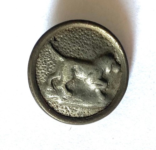 Ancien petit bouton chasse - petit,