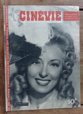 Magazine CINEVIE n°18 Viviane Romance 1946 *