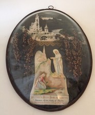 Grand cadre bombé souvenir de