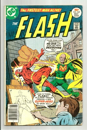 The flash 249 comic clark - flash,