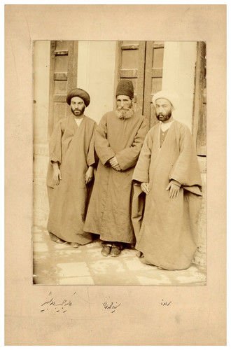 Portrait qajar elite - of,