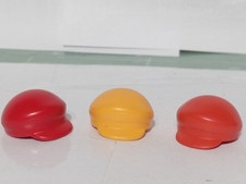 PLAYMOBIL X3 CASQUETTES ROUGES