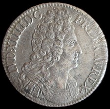 Écu Aux 3 Couronnes 1711 A