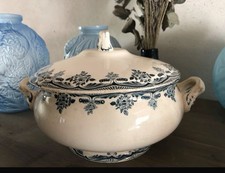 🌸 Soupière Ancienne "Terre