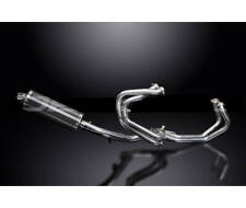 HONDA 800 VFR FI-98/01- LIGNE ECHAPPEMENT 4/1 INOX OVALE CARBONE 350 mm-DELK