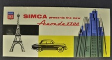 1956 Simca Aronde Brochure