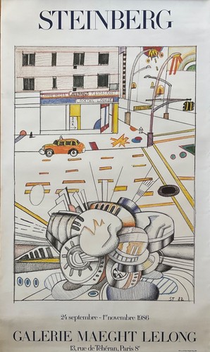 Steinberg affiche expo 1986 - affiche,