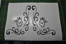 2x stickers gauche et droite