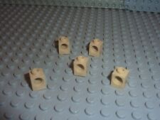 5 x LEGO Tan Technic Brick ref