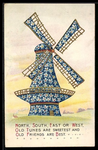 Carte postale idylle avec