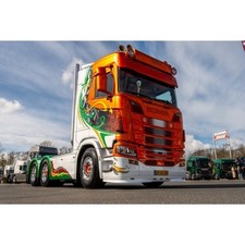 TEKNO 87443 SCANIA NEXT GEN 660 TRACTEUR SOLO 6X4 " LEIF NIELSEN " (DK) MINT BOX