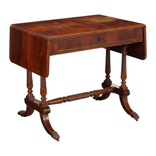 Bureau régence ancien acajou - bureau,