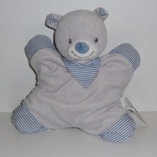Doudou Ours Bout'Chou Boutchou - Bleu Gris