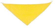 BANDANA FOULARD FANION TRIANGLE FERIA en JAUNE 112x75x75 Existe en 9 coloris